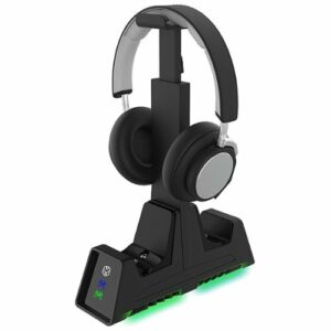 Ghost Gear - Xbox Series X Dual Controller Charge Station and Headphone Stand - Black