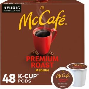 McCafe - Premium Roast Coffee K-Cup Pods, 48 Count