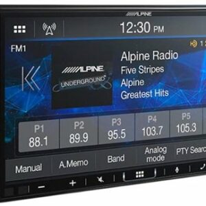 Alpine - 7" Shallow Chassis Multimedia Receiver - Black