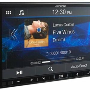 Alpine - 7" Shallow Chassis Multimedia Receiver - Black