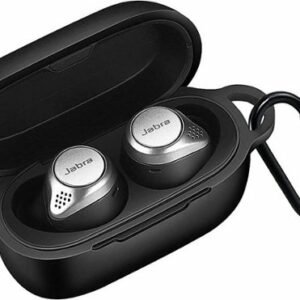 SaharaCase - Silicone Case for Jabra Elite 85t Earbuds - Black