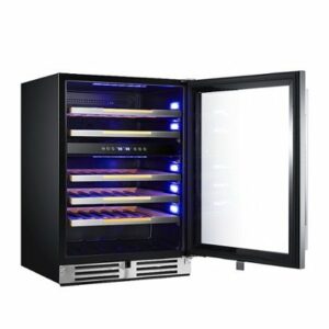 Avanti - Elite Series 47 Bottle Single Zone Wine Cooler - Stainless Steel