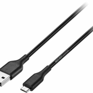 Best Buy essentials™ - 3' USB-A to Micro USB Charge-and-Sync Cable - Black