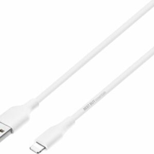 Best Buy essentials™ - 5' Lightning to USB Charge-and-Sync Cable (3 Pack) - White