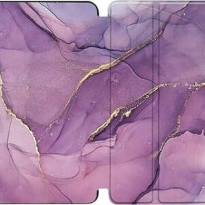 SaharaCase - Marble Series Folio Case for Apple iPad Pro 11" (2nd, 3rd, and 4th Gen 2020-2022) - Purple