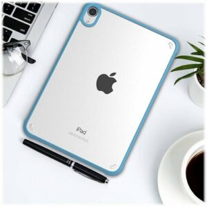 SaharaCase - Hybrid-Flex Series Case for Apple iPad mini (6th Generation 2021) - Clear Blue