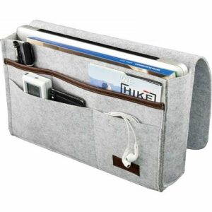 SaharaCase - Bedside Storage Bag for Most Cell Phones and Tablets - Gray