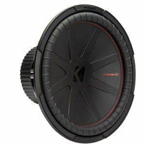 KICKER - CompR 15" Dual-Voice-Coil 4-Ohm Subwoofer - Black