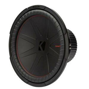 KICKER - CompR 15" Dual-Voice-Coil 4-Ohm Subwoofer - Black