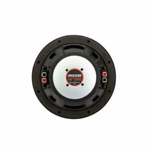 KICKER - CompR 8" Dual-Voice-Coil 2-Ohm Subwoofer - Black