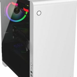 GAMDIAS - Mars E2 Micro ATX Mini-Tower Case - White