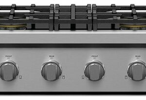 Fisher & Paykel - 30 in Professional Gas Rangetop 4 Burners - Stainless Steel