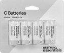 Best Buy essentials™ - C Batteries (4-Pack)