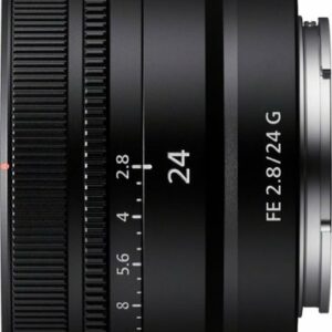 FE 24mm F2.8G Full-frame Ultra-compact G Lens for Sony Alpha E-mount Cameras - Black