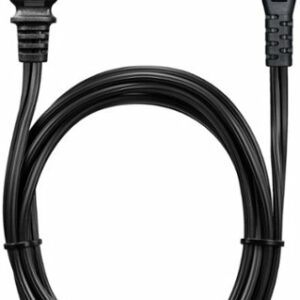 Best Buy essentials™ - 6' 2-Slot Polarized Power Cord - Black