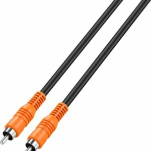 Best Buy essentials™ - 6' Coaxial A/V Cable - Black