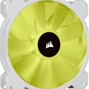 CORSAIR - iCUE SP140 RGB ELITE Performance 140mm White PWM Dual Fan Kit with iCUE Lighting Node CORE - White