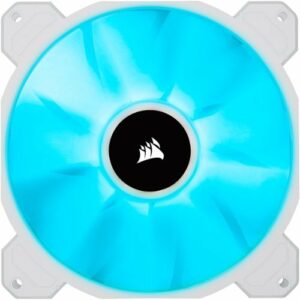 CORSAIR - iCUE SP140 RGB ELITE Performance 140mm White PWM Dual Fan Kit with iCUE Lighting Node CORE - White