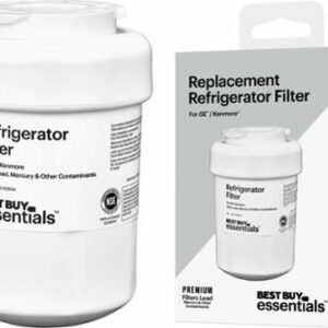 Best Buy essentials™ - NSF 42/53 Water Filter Replacement for Select GE and Kenmore Refrigerators - White