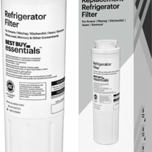 Best Buy essentials™ - NSF 42/53 Water Filter Replacement for Select Amana/Maytag, KitchenAid and Sears/Kenmore Refrigerators - White