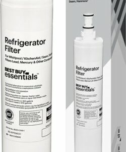 Best Buy essentials™ - NSF 42/53 Water Filter Replacement for Select Whirlpool, KitchenAid and Sears/Kenmore Refrigerators - White