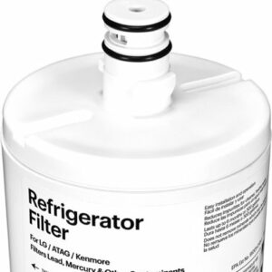 Best Buy essentials™ - NSF 42/53 Water Filter Replacement for Select LG, ATAG and Kenmore Refrigerators - White