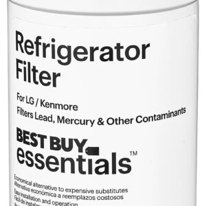 Best Buy essentials™ - NSF 42/53 Water Filter Replacement for Select LG and Kenmore Refrigerators - White