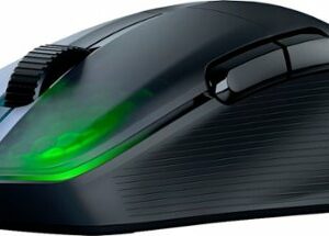 ROCCAT - Kone Pro Air  Lightweight Wireless Bluetooth Optical Gaming Mouse With 19K DPI and RGB Lighting - Ash Black