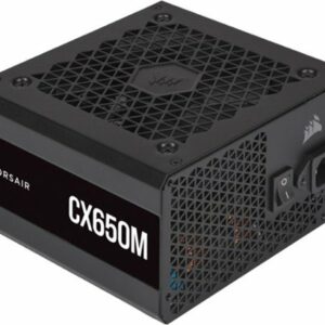 CORSAIR - CX-M Series CX650M Semi-Modular Low-Noise ATX Power Supply - Black