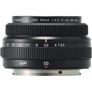 Fujifilm - GF50mm3.5 R LM WR Lens - Black