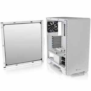 Thermaltake - S300 Tempered Glass Mid Tower Case - White