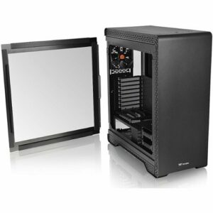 Thermaltake - S500 Tempered Glass Mid-Tower Chassis - Black