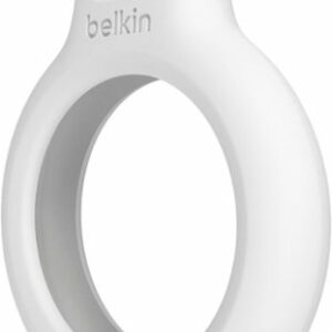 Belkin - Secure Holder with Key Ring for Apple Airtag - White