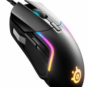 SteelSeries - Rival 5 Wired Optical Gaming Mouse with RGB Lighting - Black