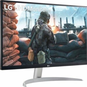 LG - Geek Squad Certified Refurbished 27" IPS LED 4K UHD FreeSync Monitor with HDR - Black