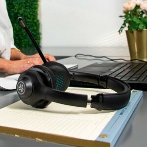 JLab - GO Work Wireless Office Headset - Black