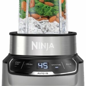 Ninja - Nutri-Blender Pro Personal Blender with Auto-iQ - Cloud Silver