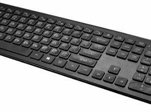 Best Buy essentials™ - Full-size Wireless Membrane Switch Keyboard - Black