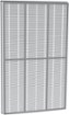 Shark - Air Purifier 6-Fan Anti-Allergen HEPA Filter with Advanced Odor Lock, Compatible with HE601, HE602 - Grey