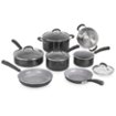 Cuisinart - Ceramica XT Nonstick 11-Piece Cookware Set - Black