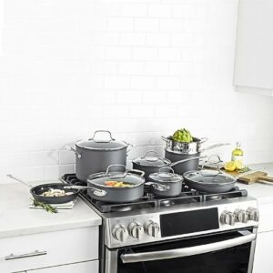 Cuisinart - Chef's Classic Hard Anodized 14 Piece Set - Black