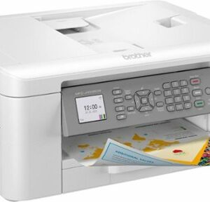 Brother - INKvestment Tank MFC-J4335DW Wireless All-in-One Inkjet Printer with up to 1-Year of Ink In-box - White/Gray