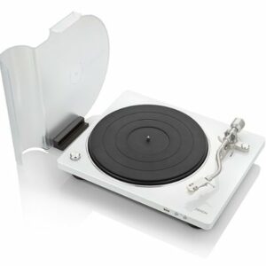 Denon - Semi-Automatic Analog Turntable - White