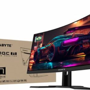 GIGABYTE - G27QC A 27" LED Curved QHD FreeSync Premium Gaming Monitor with HDR (HDMI, DisplayPort, USB) - Black