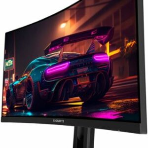 GIGABYTE - G27QC A 27" LED Curved QHD FreeSync Premium Gaming Monitor with HDR (HDMI, DisplayPort, USB) - Black