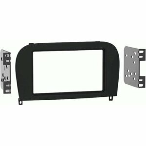 Metra - Dash Kit for Select 2003-2008 Mercedes-Benz SL DIN DDIN - Matte Black