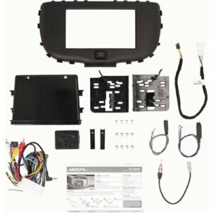 Metra - Dash Kit for Select 2020-2023 Kia Soul DIN DDIN - Matte Black