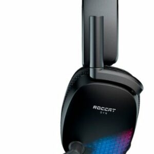 ROCCAT - SYN Pro Air Wireless PC Gaming Headset with AIMO RGB Lighting - Black