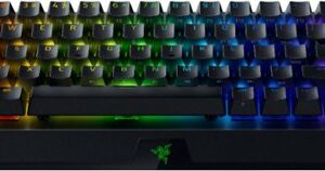 Razer - BlackWidow V3 Mini Hyperspeed 65% Wireless Mechanical Clicky Tactile Switch Gaming Keyboard with Chroma RGB Backlighting - Black