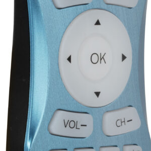 Philips - 6 Device Backlit Universal Remote Control - Brushed Electric Blue